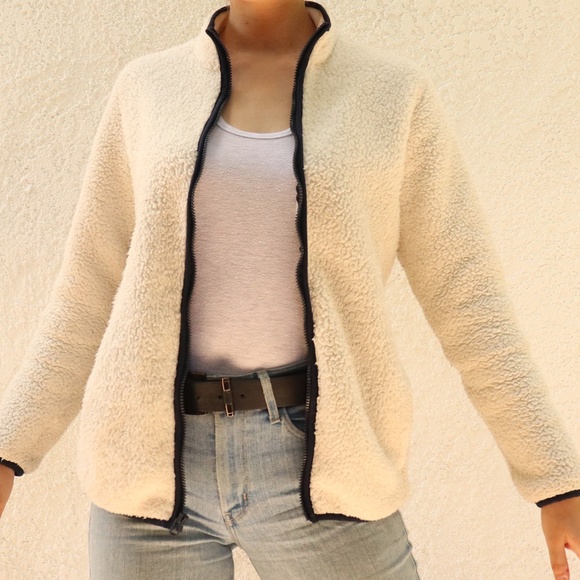 Lands' End Jackets & Blazers - Lands End Women's Cozy Sherpa Fleece Jacket